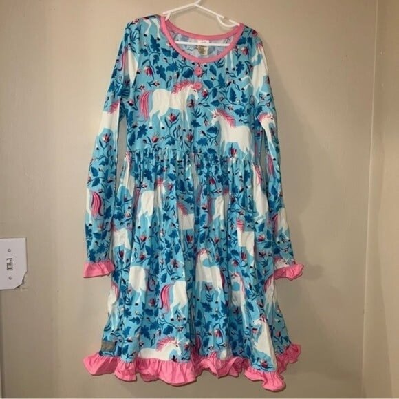 Eleanor Rose Unicorns Dress - Picture 2 of 5